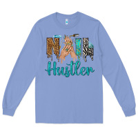 Colony Blue nail hustler bbs Long Sleeve Tee - BundleAndBundleShop