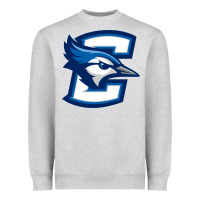 Heather Grey creighton bluejays Heavyweight Sweatshirt - artisFamous