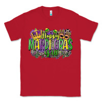 Red happy mardi gras yall Classic Tee - CowGirlArtShop