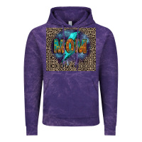 Cloud Purple Leopard mom Vintage Hoodie - FaDigitalArtStudio