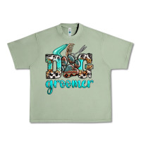 Oil Green western dog groomer Urban Heavy Tee - OliviaCreatesArt