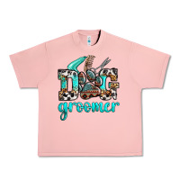 Salmon western dog groomer Urban Heavy Tee - OliviaCreatesArt