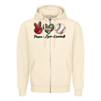 Sandshell peace love west Zipper Hoodie - BarkalooDesign