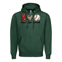 Sports Green peace love west Zipper Hoodie - BarkalooDesign