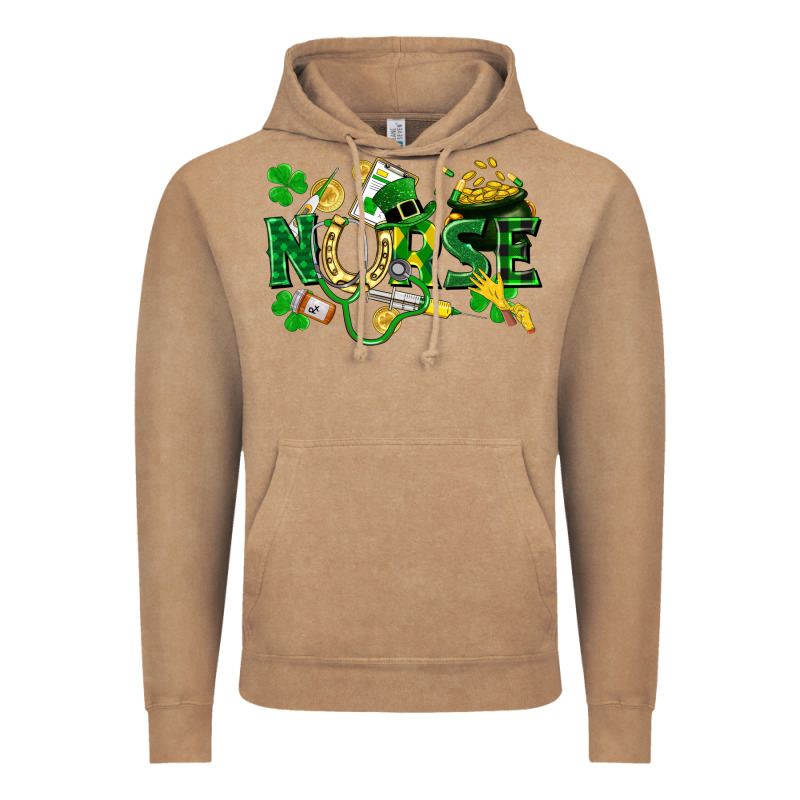 Nurse St Patrick Vintage Hoodie by FaDigitalArtStudio | Teevron