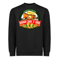 Black sneeds feed and seed Heavyweight Sweatshirt - artisFamous