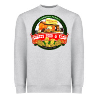 Heather Grey sneeds feed and seed Heavyweight Sweatshirt - artisFamous