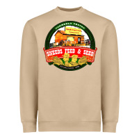 Mushroom sneeds feed and seed Heavyweight Sweatshirt - artisFamous