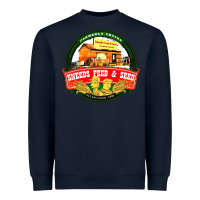 Navy sneeds feed and seed Heavyweight Sweatshirt - artisFamous