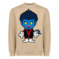 Mushroom nightcrawler chibi Heavyweight Sweatshirt - artisFamous