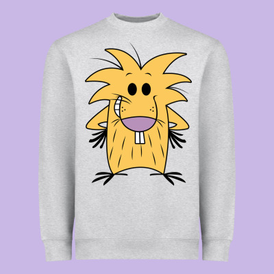 Norbet Angry Beaver Heavyweight Sweatshirt Designed By Artisfamous