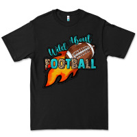 Black Wild about Football Premium Tee - HowdyJamesFarm