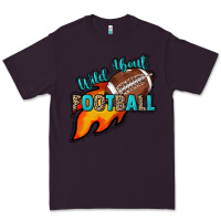 Plum Wild about Football Premium Tee - HowdyJamesFarm