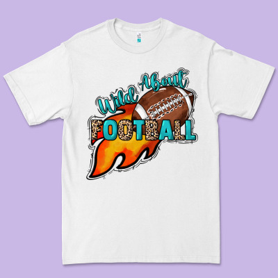 Wild About Football Premium Tee Designed By Howdyjamesfarm