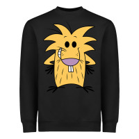 Black norbet angry beaver Heavyweight Sweatshirt - artisFamous