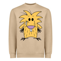 Mushroom norbet angry beaver Heavyweight Sweatshirt - artisFamous