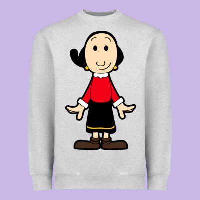 Olive Oyl Heavyweight Sweatshirt Designed By Artisfamous