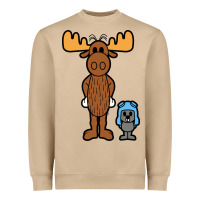Mushroom rocky and bullwinkle Heavyweight Sweatshirt - artisFamous