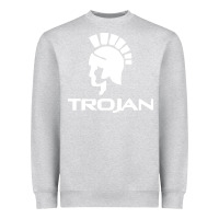 Heather Grey trojan condoms champion Heavyweight Sweatshirt - artisFamous