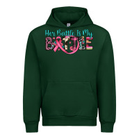 Forest Green her battle is my battle Urban Hoodie - JahusDesignShop