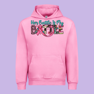 Her Battle Is My Battle Urban Hoodie Designed By Jahusdesignshop