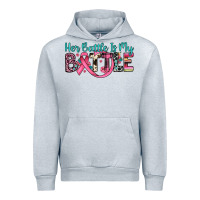 Heather Grey her battle is my battle Urban Hoodie - JahusDesignShop