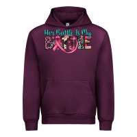 Mauve Wine her battle is my battle Urban Hoodie - JahusDesignShop