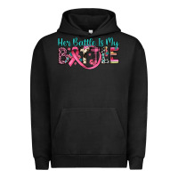 Pigment Black her battle is my battle Urban Hoodie - JahusDesignShop