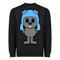 Black rocky the squirrel Heavyweight Sweatshirt - artisFamous