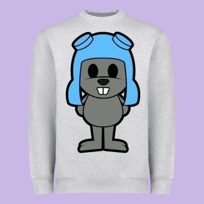 Rocky The Squirrel Heavyweight Sweatshirt Designed By Artisfamous