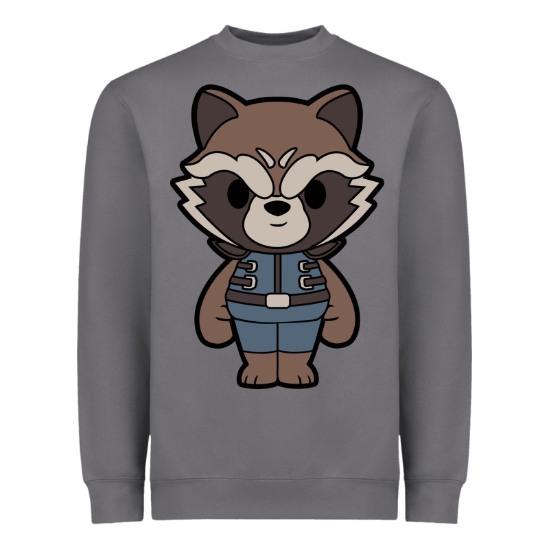 Rocket Racoon Chibi Heavyweight Sweatshirt by artisFamous | Teevron