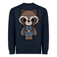 Navy rocket racoon chibi Heavyweight Sweatshirt - artisFamous