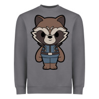 Storm rocket racoon chibi Heavyweight Sweatshirt - artisFamous