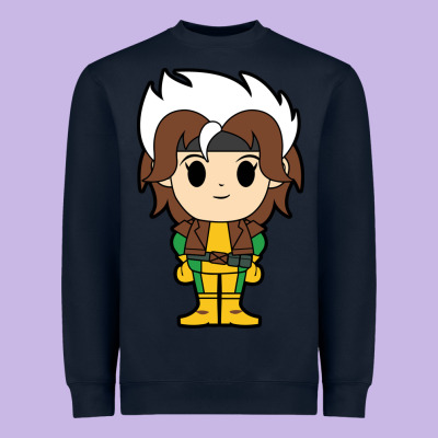 Rogue X Men Chibi Heavyweight Sweatshirt Designed By Artisfamous