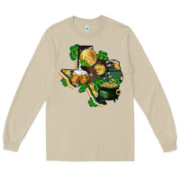 Mushroom texas map st patrick's day Long Sleeve Tee - FaDigitalArtStudio