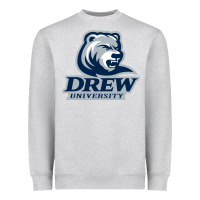 Heather Grey drew university Heavyweight Sweatshirt - artisFamous