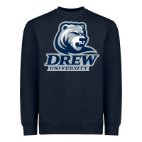 Navy drew university Heavyweight Sweatshirt - artisFamous