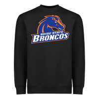 Black Boise Design Heavyweight Sweatshirt - artisFamous