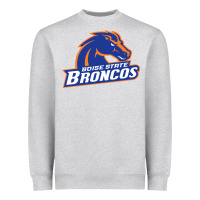 Heather Grey Boise Design Heavyweight Sweatshirt - artisFamous
