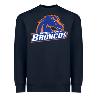 Navy Boise Design Heavyweight Sweatshirt - artisFamous