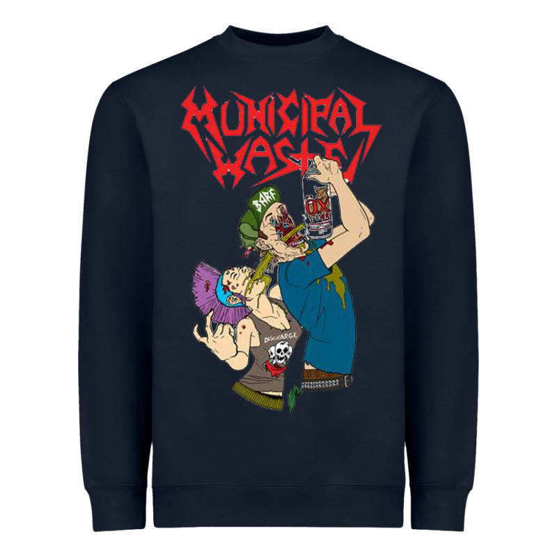 Municipal Waste New Heavyweight Sweatshirt by artisFamous | Teevron
