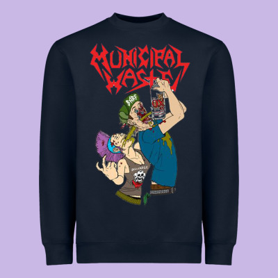 Municipal Waste New Heavyweight Sweatshirt Designed By Artisfamous