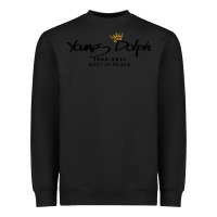 Black Rest in Peace Young Dolph Heavyweight Sweatshirt - artisFamous