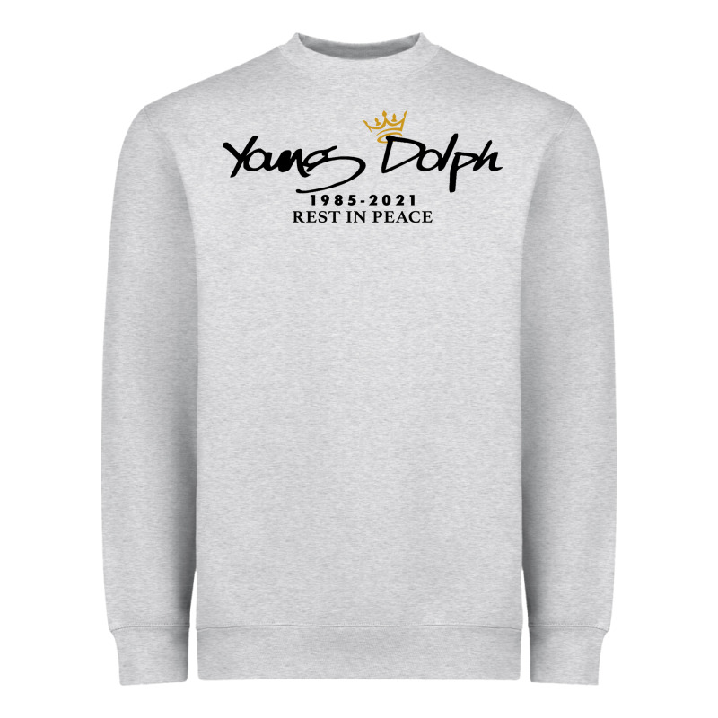 Rest In Peace Young Dolph Heavyweight Sweatshirt by artisFamous | Teevron