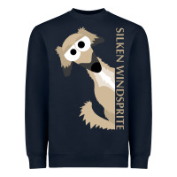 Navy silken windsprite classic Heavyweight Sweatshirt - artisFamous