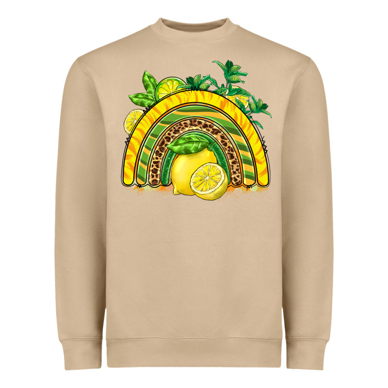 Lemon  Rainbow Heavyweight Sweatshirt by BarkalooDesign | Teevron