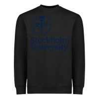 Black stockholm university Heavyweight Sweatshirt - artisFamous