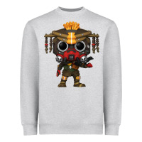 Heather Grey Funko Pop Heavyweight Sweatshirt - artisFamous