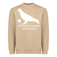 Mushroom Best Pigeons Playing Ping Pong Music Heavyweight Sweatshirt - artisFamous