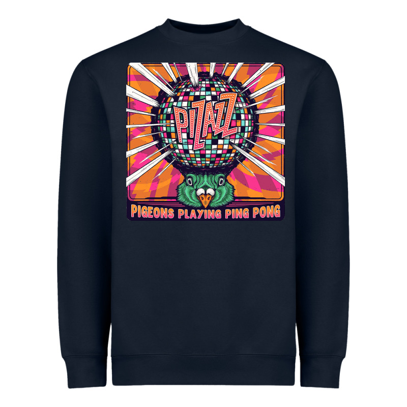 Best Pigeons Playing Ping Pong Music Heavyweight Sweatshirt by artisFamous | Teevron